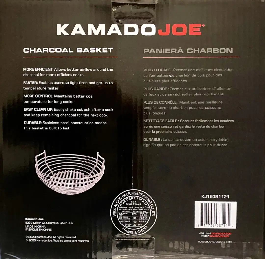 Kamado Joe Joe Jr. Houtskoolmand KJ15091121 - Zilver - afbeelding 5 van 6