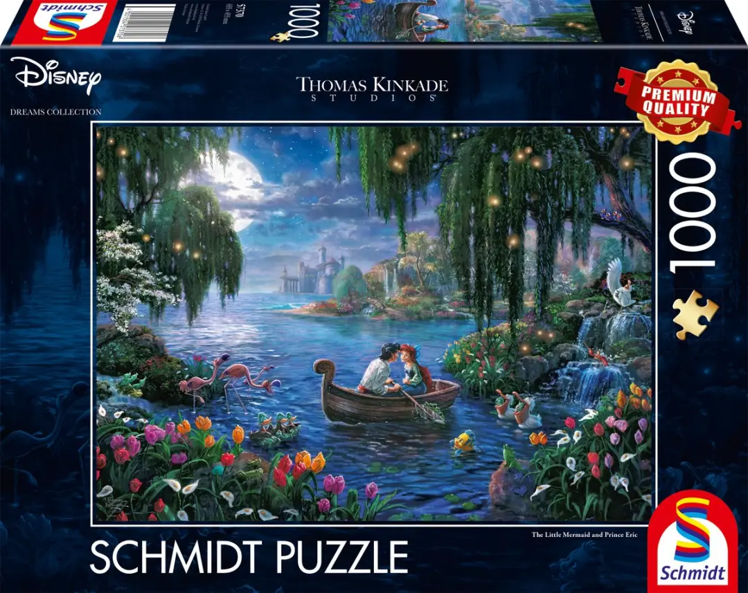 Schmidt Disney Little Mermaid Puzzel 1000 Stuks - Meerkleurig