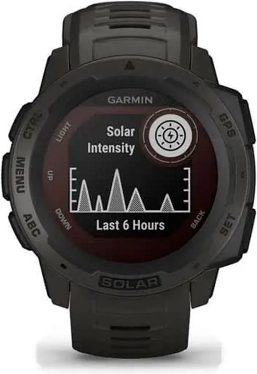 Garmin Instinct Solar Smartwatch 45mm - Graphite - afbeelding 3 van 6
