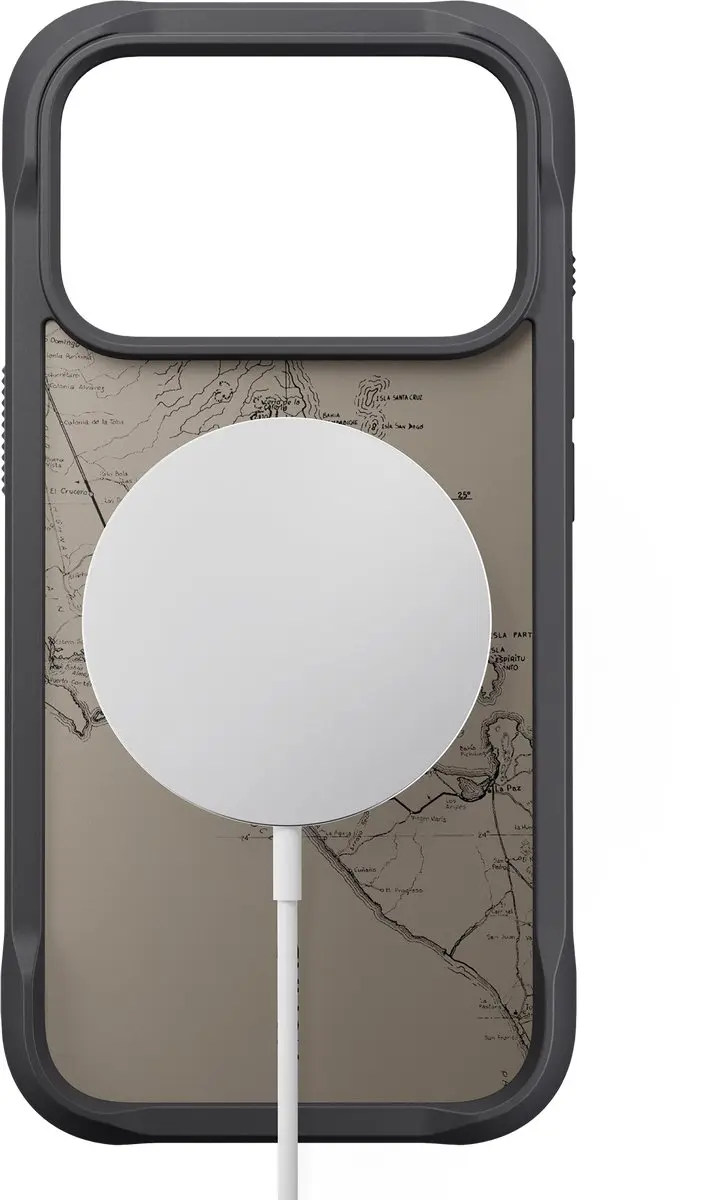 NOMAD Rugged Hoesje iPhone 18 Pro - Beige - 15ft Valbescherming - afbeelding 6 van 6
