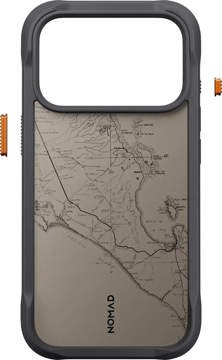 NOMAD Rugged Hoesje iPhone 18 Pro - Beige - 15ft Valbescherming - afbeelding 2 van 6