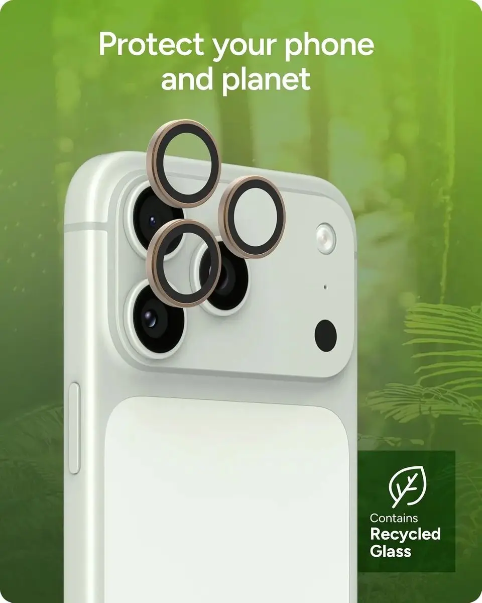 ZAGG Glass Elite Camera Rings iPhone 18 Pro/Pro Max - Bruin - afbeelding 2 van 6