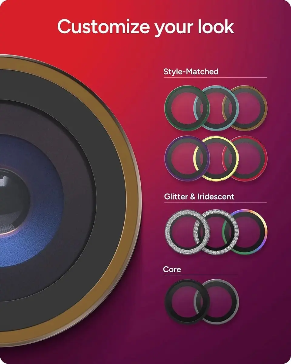 ZAGG Glass Elite Camera Rings iPhone 18 Pro/Pro Max - Bruin - afbeelding 5 van 6