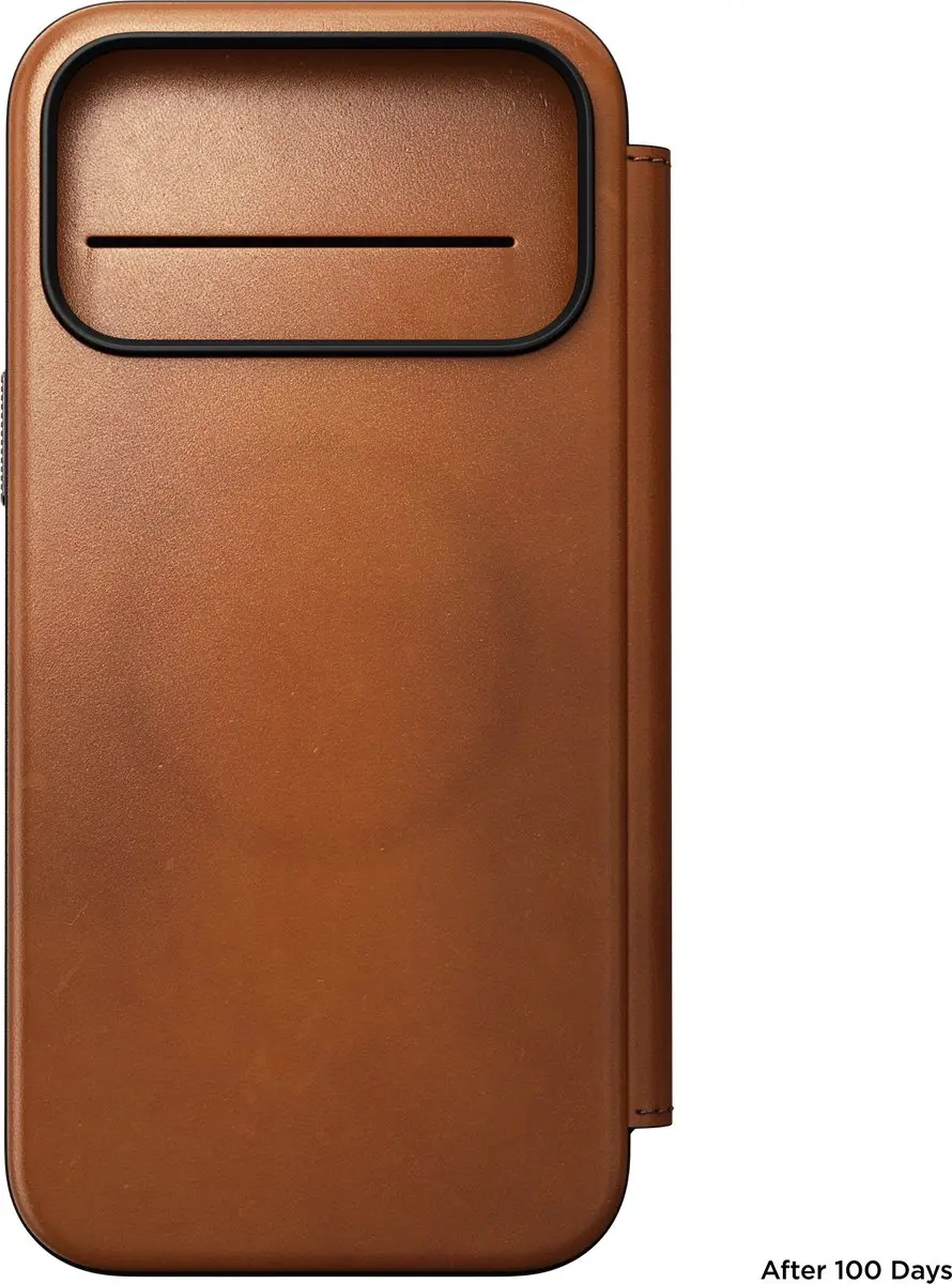 NOMAD Modern Horween Lederen Folio iPhone 18 Pro Max - Bruin - afbeelding 3 van 6