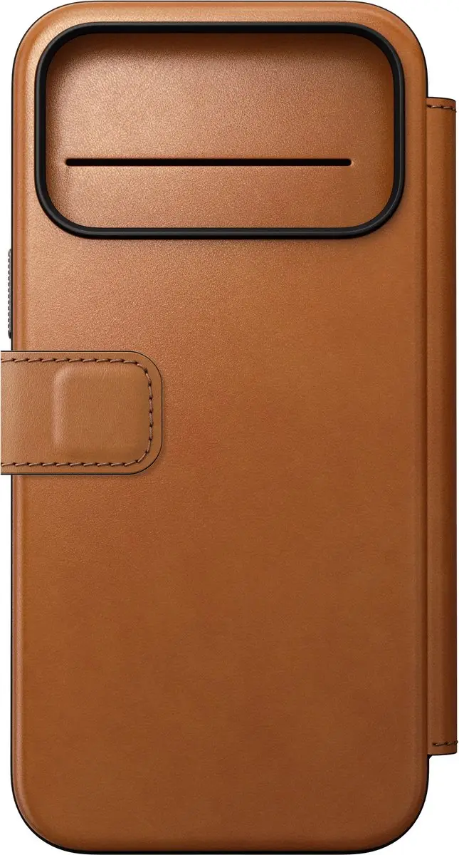 NOMAD Modern Horween Lederen Folio iPhone 18 Pro Max - Bruin - afbeelding 4 van 6
