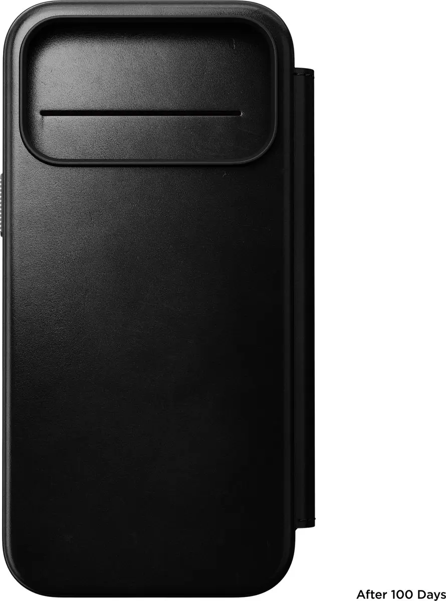 NOMAD Modern Horween Lederen Folio iPhone 18 Pro Max - Zwart - afbeelding 2 van 6