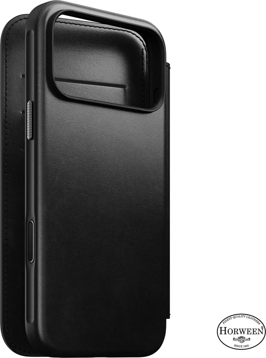 NOMAD Modern Horween Lederen Folio iPhone 18 Pro Max