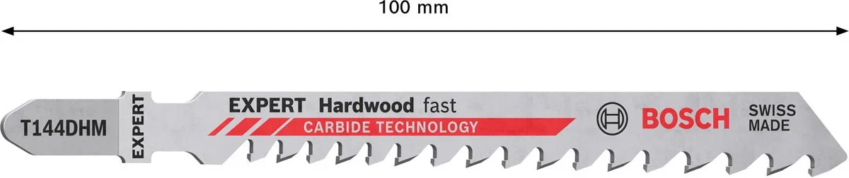 Bosch Professional T144DHM Expert Decoupeerzaagblad - 3 Stuks - Hardhout Fast