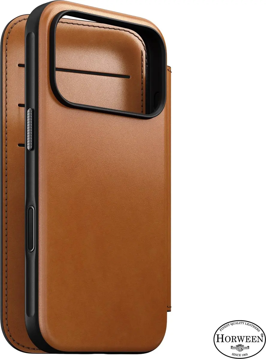 NOMAD Modern Horween Lederen Folio iPhone 18 Pro