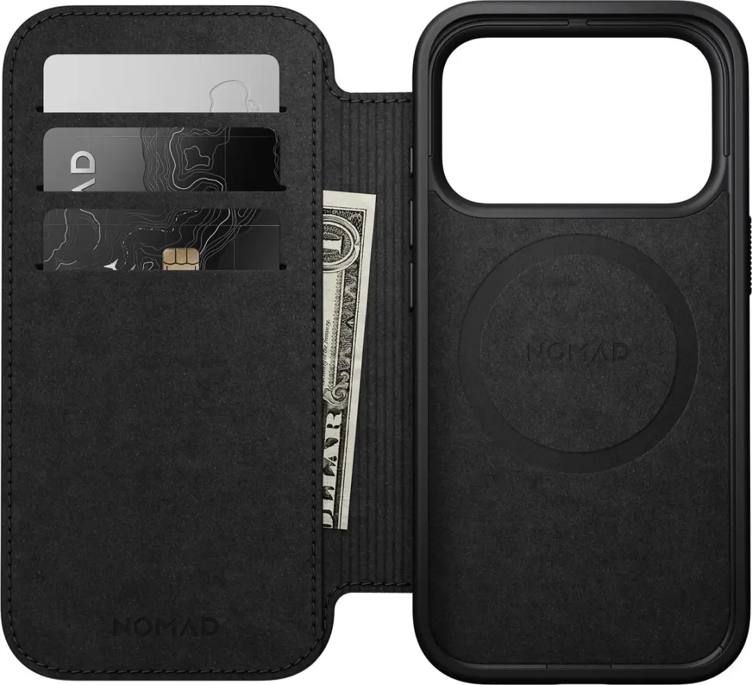 NOMAD Modern Camino Lederen Folio iPhone 18 Pro 114760114080 - Bruin - afbeelding 6 van 6