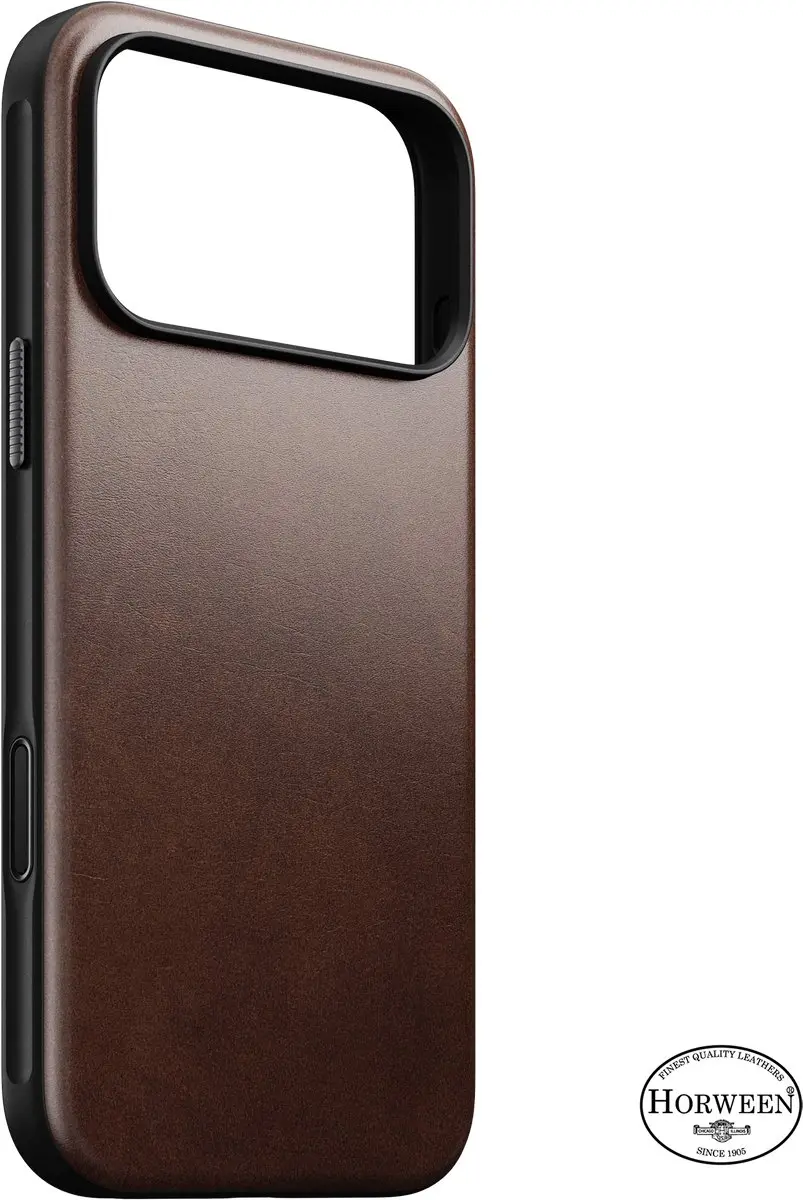 NOMAD Modern Horween Lederen Hoesje iPhone 18 Pro Max