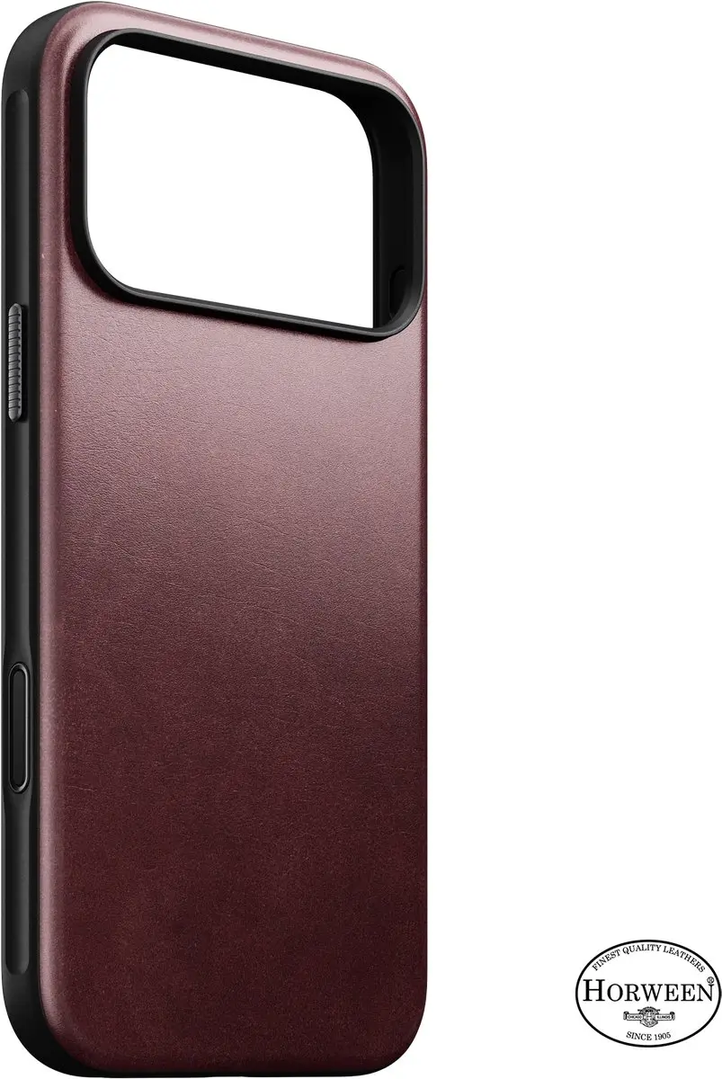 NOMAD Modern Horween Lederen Hoesje iPhone 18 Pro Max - Bruin - afbeelding 2 van 6