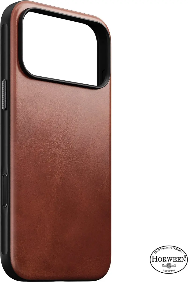 NOMAD Modern Horween Lederen Hoesje iPhone 18 Pro Max