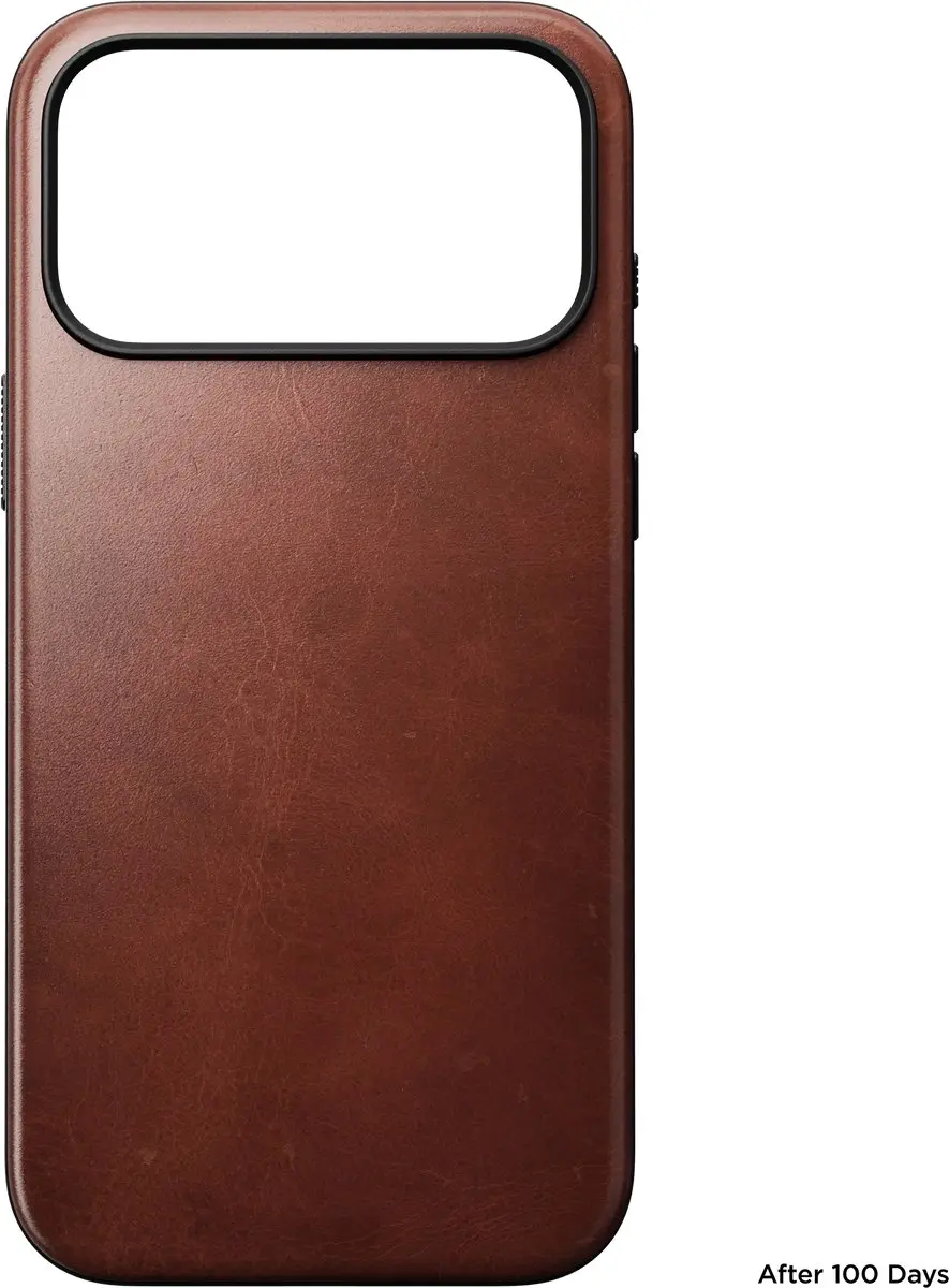 NOMAD Modern Horween Lederen Hoesje iPhone 18 Pro Max - Bruin - afbeelding 6 van 6