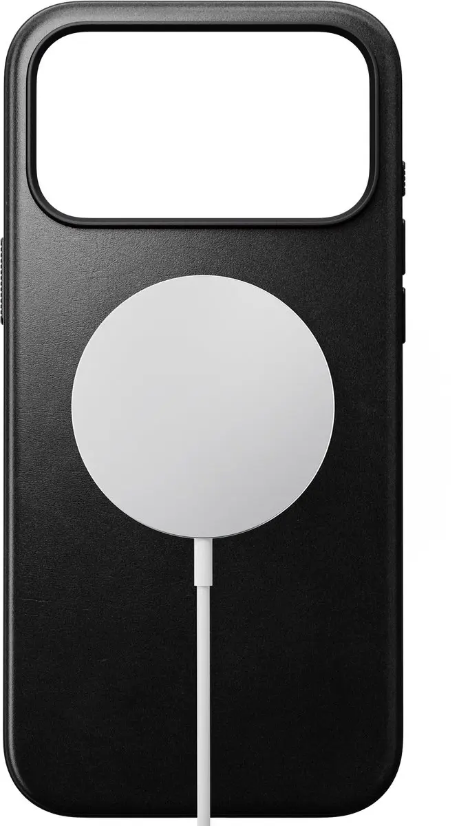 NOMAD Modern Lederen Hoesje iPhone 18 Pro Max 114757114040 - Zwart - afbeelding 2 van 6