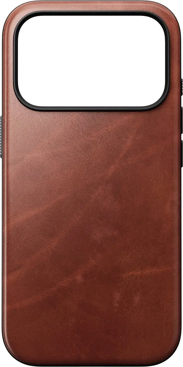 NOMAD Modern Horween Lederen Hoesje iPhone 18 Pro - Bruin - afbeelding 4 van 6