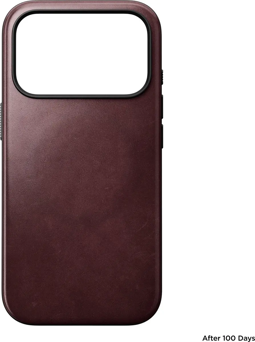 NOMAD Modern Horween Hoesje iPhone 18 Pro - Bruin - afbeelding 6 van 6