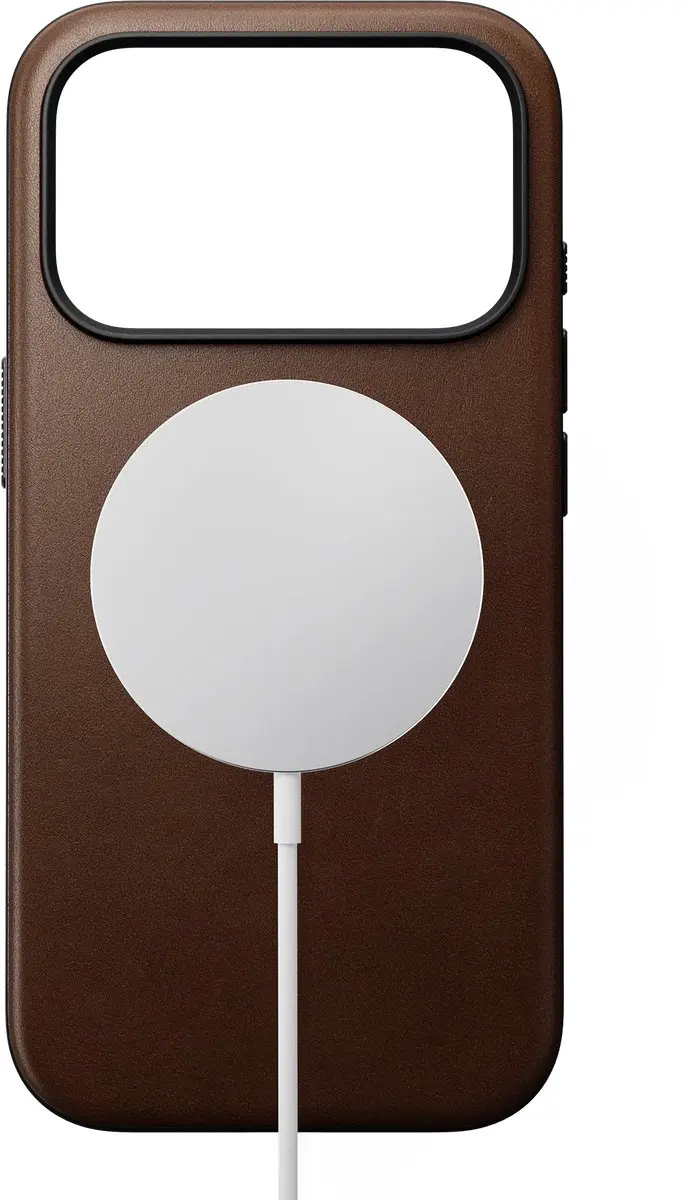 NOMAD Modern Camino Lederen Hoesje iPhone 18 Pro - Bruin - afbeelding 4 van 6