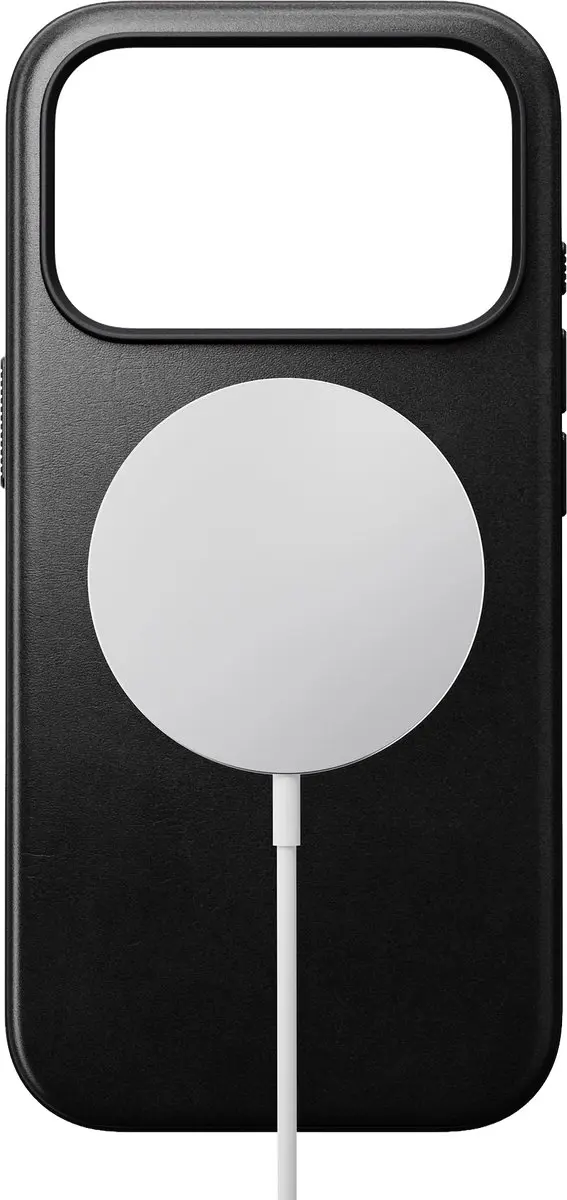 NOMAD Modern Horween Hoesje iPhone 18 Pro - Zwart - afbeelding 3 van 6