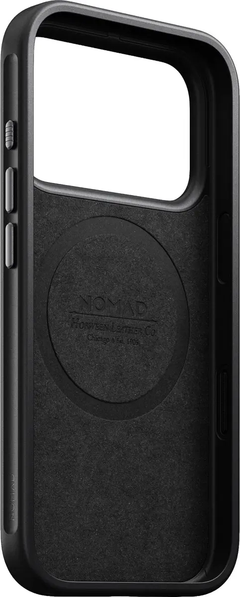 NOMAD Modern Horween Hoesje iPhone 18 Pro - Zwart - afbeelding 4 van 6