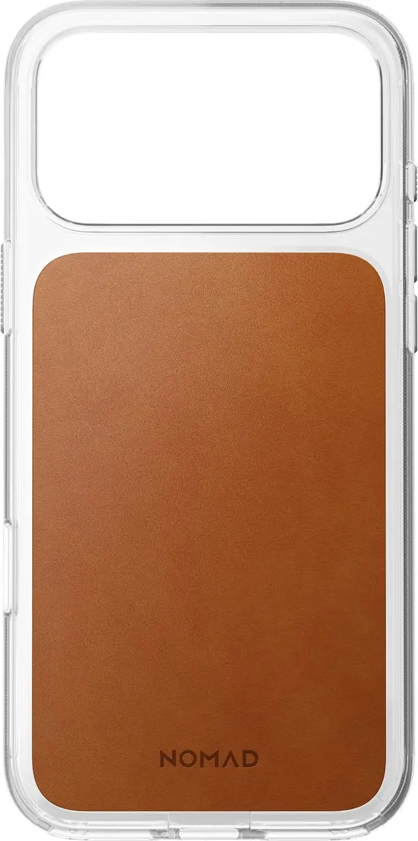 NOMAD Clear Horween Hoesje iPhone 18 Pro Max - Bruin - afbeelding 4 van 6