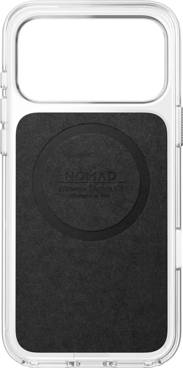 NOMAD Clear Horween Hoesje iPhone 18 Pro Max - Bruin - afbeelding 3 van 6