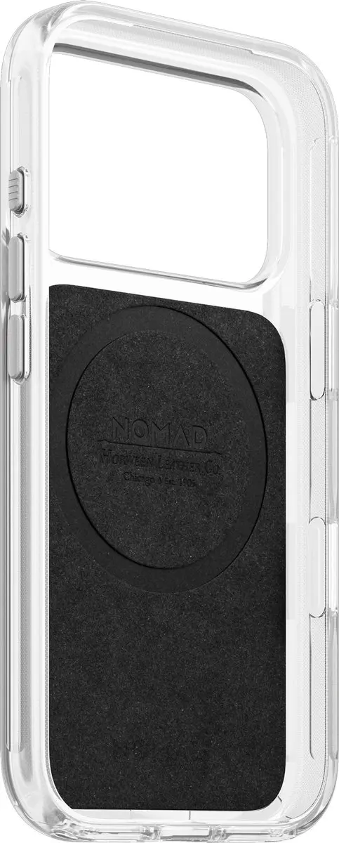 NOMAD Clear Horween Lederen Hoesje iPhone 18 Pro - Bruin - afbeelding 4 van 6