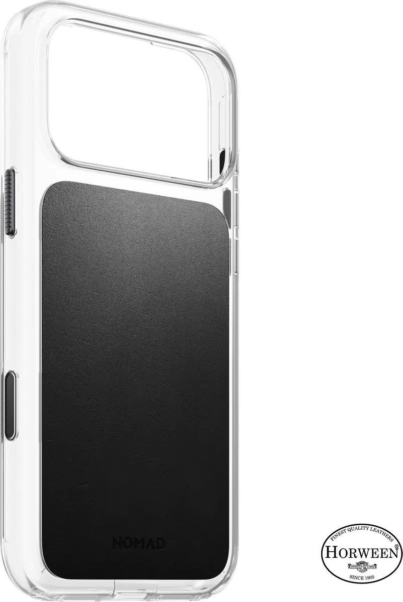 NOMAD Clear Horween Hoesje iPhone 18 Pro Max