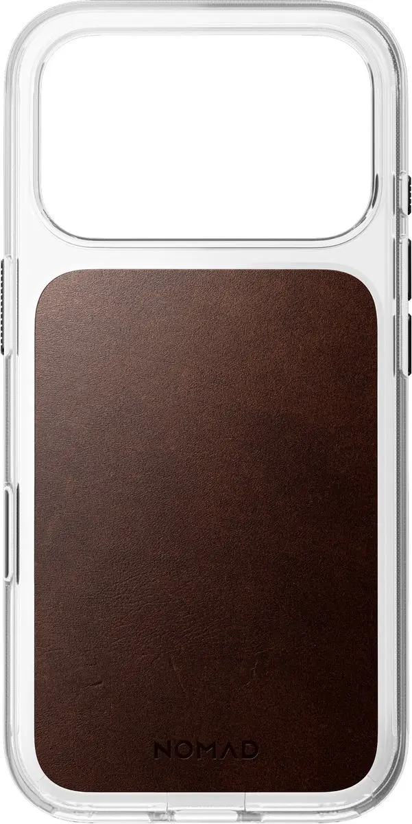 NOMAD Clear Hoesje iPhone 18 Pro - Bruin - afbeelding 3 van 6