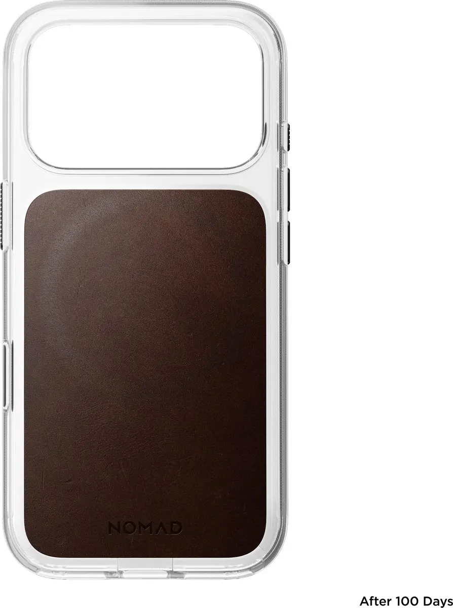 NOMAD Clear Hoesje iPhone 18 Pro - Bruin - afbeelding 5 van 6