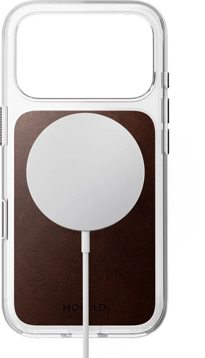 NOMAD Clear Hoesje iPhone 18 Pro - Bruin - afbeelding 6 van 6