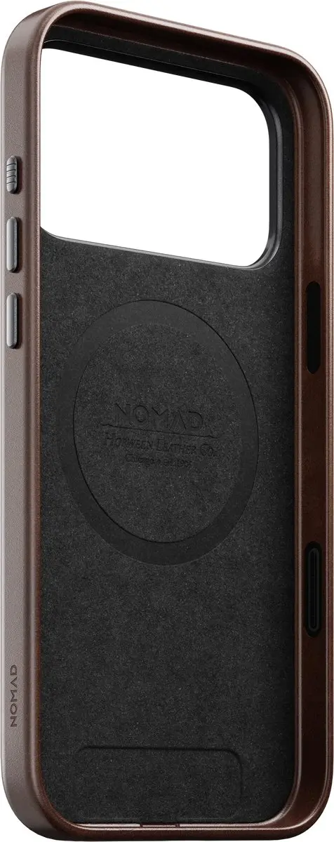 NOMAD Traditional Horween Hoesje iPhone 18 Pro Max - Bruin - afbeelding 5 van 6
