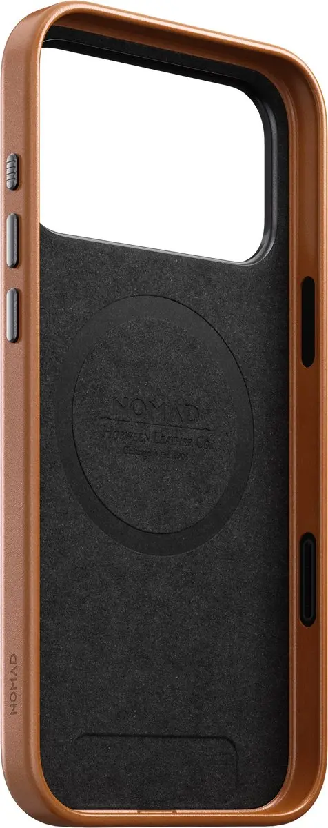NOMAD Traditional Horween Hoesje iPhone 18 Pro Max - Bruin - afbeelding 4 van 6