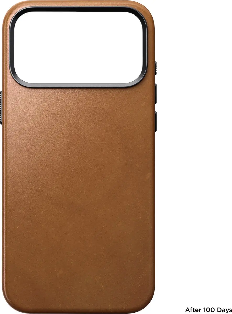 NOMAD Traditional Camino Lederen Hoesje iPhone 18 Pro Max - Bruin - afbeelding 5 van 6