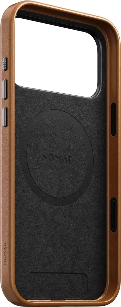 NOMAD Traditional Camino Lederen Hoesje iPhone 18 Pro Max - Bruin - afbeelding 4 van 6
