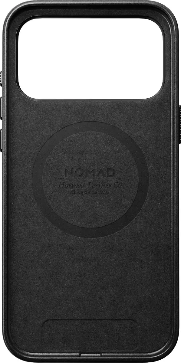 NOMAD Traditional Horween Hoesje iPhone 18 Pro Max - Zwart - afbeelding 6 van 6