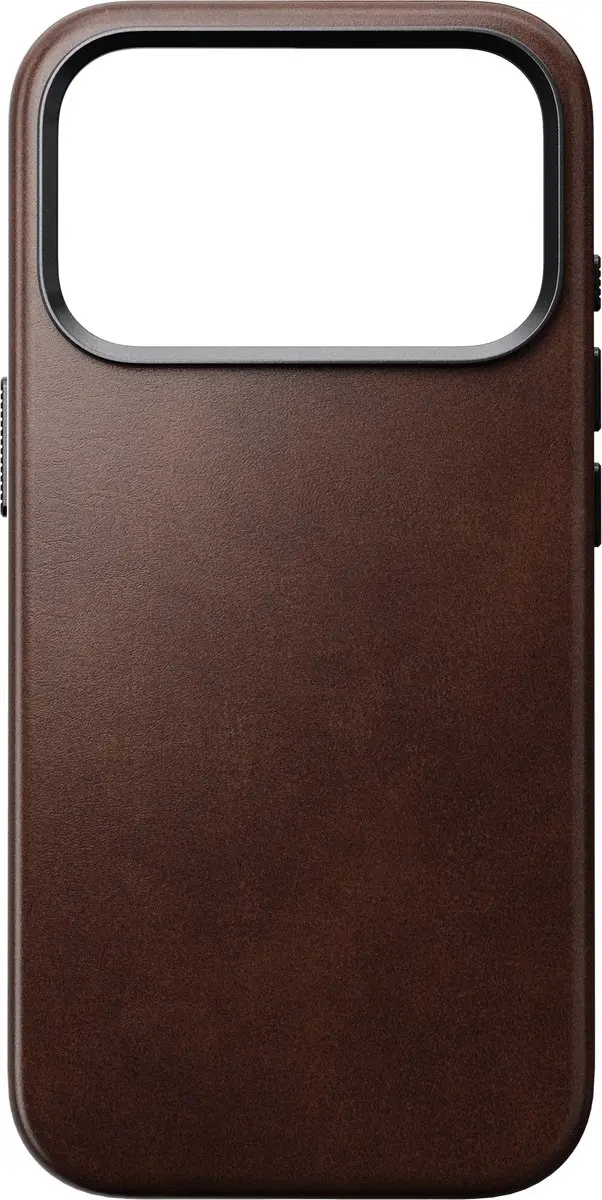NOMAD Traditional Horween Lederen Hoesje iPhone 18 Pro - Bruin - afbeelding 3 van 6