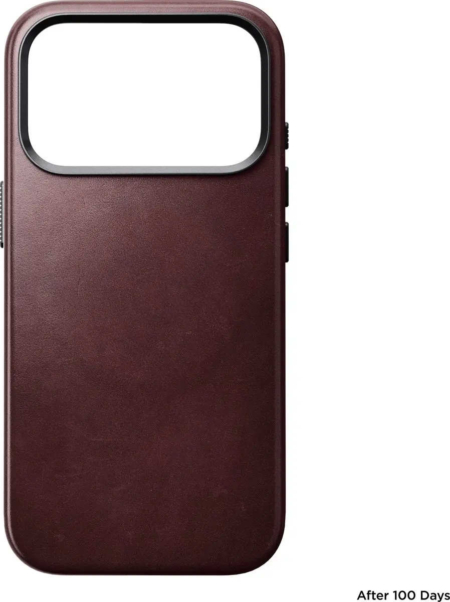 Nomad Traditional Horween Hoesje iPhone 18 Pro - Bruin - afbeelding 5 van 6