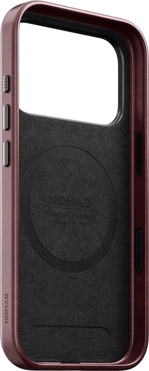 Nomad Traditional Horween Hoesje iPhone 18 Pro - Bruin - afbeelding 6 van 6