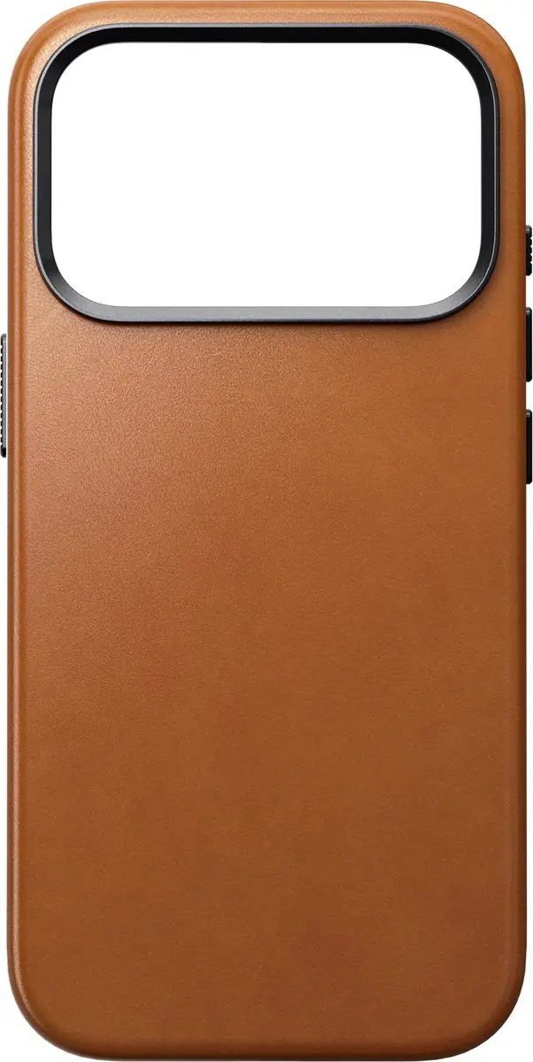 NOMAD Traditional Horween Lederen Hoesje iPhone 18 Pro - Bruin - afbeelding 5 van 6