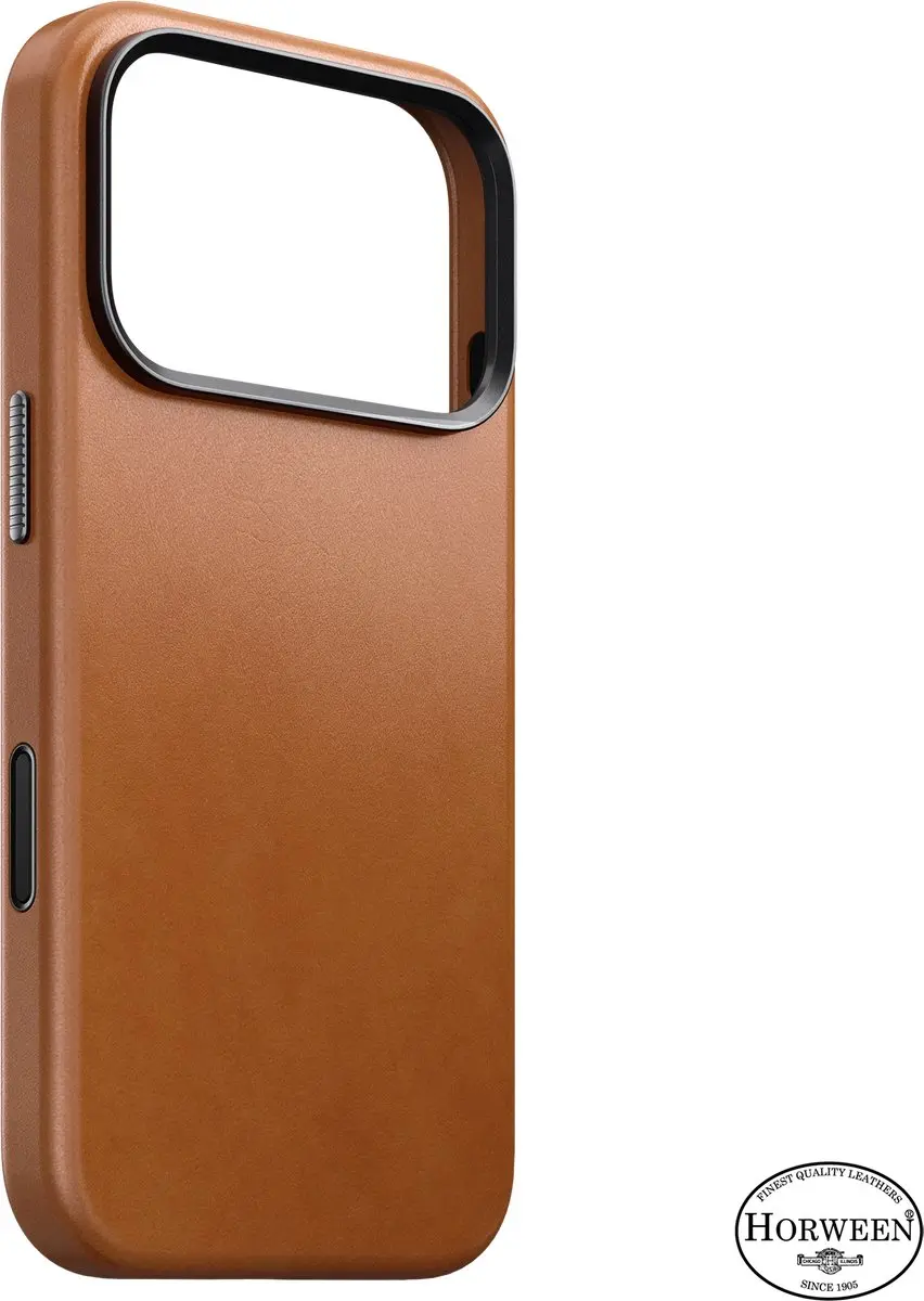 NOMAD Traditional Horween Lederen Hoesje iPhone 18 Pro