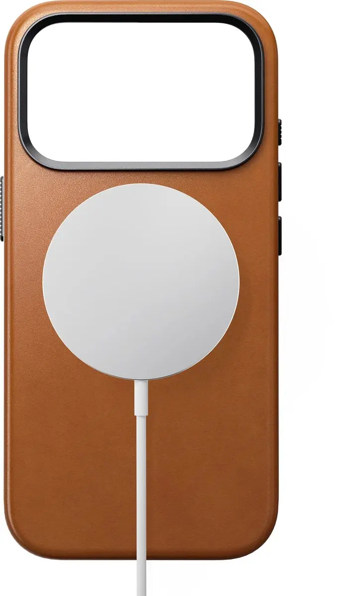 NOMAD Traditional Horween Lederen Hoesje iPhone 18 Pro - Bruin - afbeelding 3 van 6