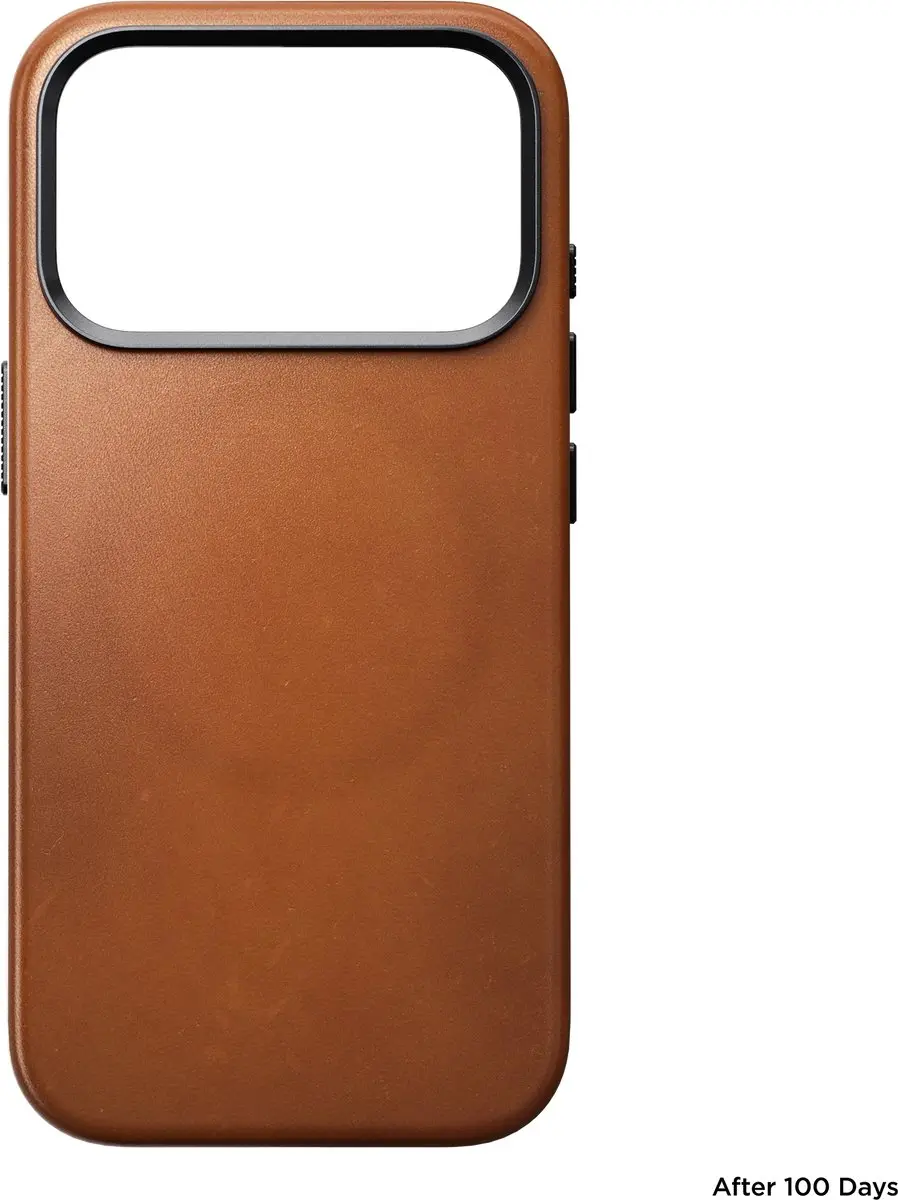 NOMAD Traditional Horween Lederen Hoesje iPhone 18 Pro - Bruin - afbeelding 2 van 6