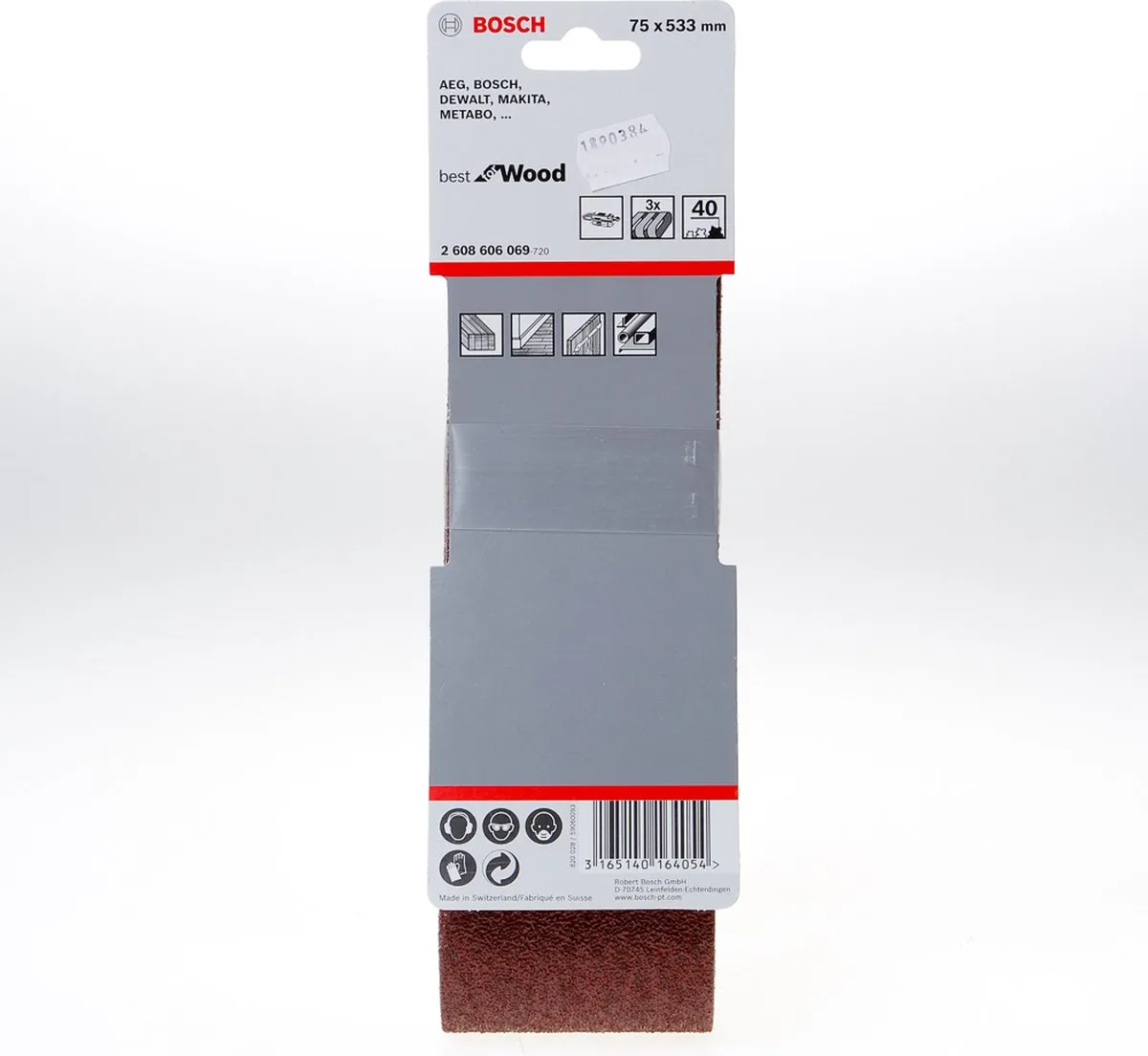 Bosch Professional 3 Banden 75x533 Best Wood+Paint
