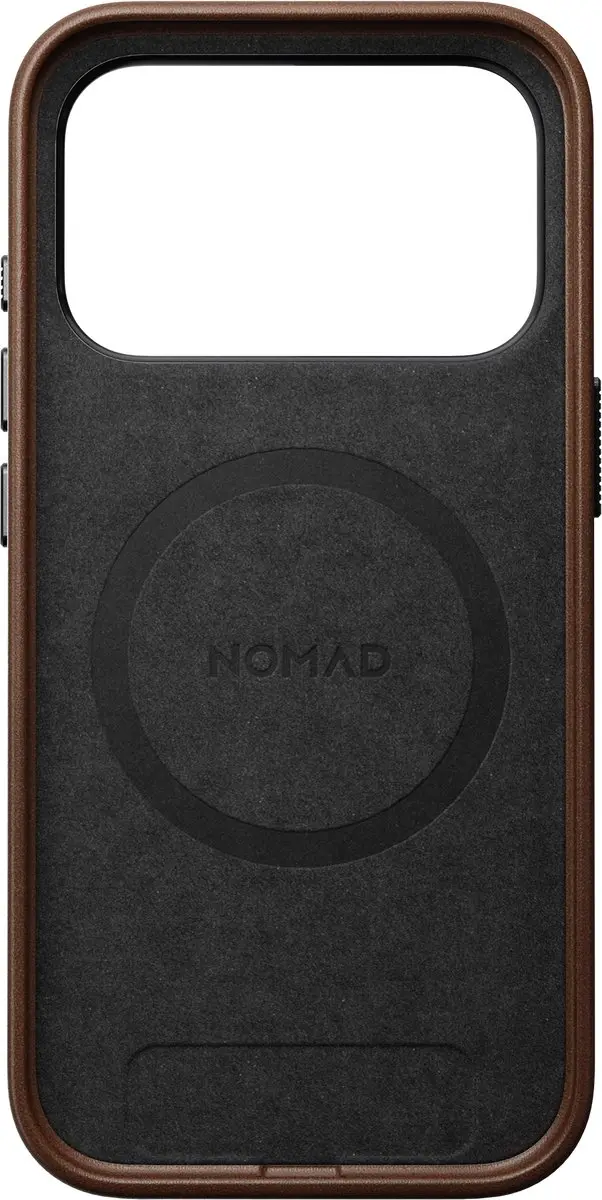 NOMAD Traditional Camino Lederen Hoesje iPhone 18 Pro - Bruin - afbeelding 4 van 6