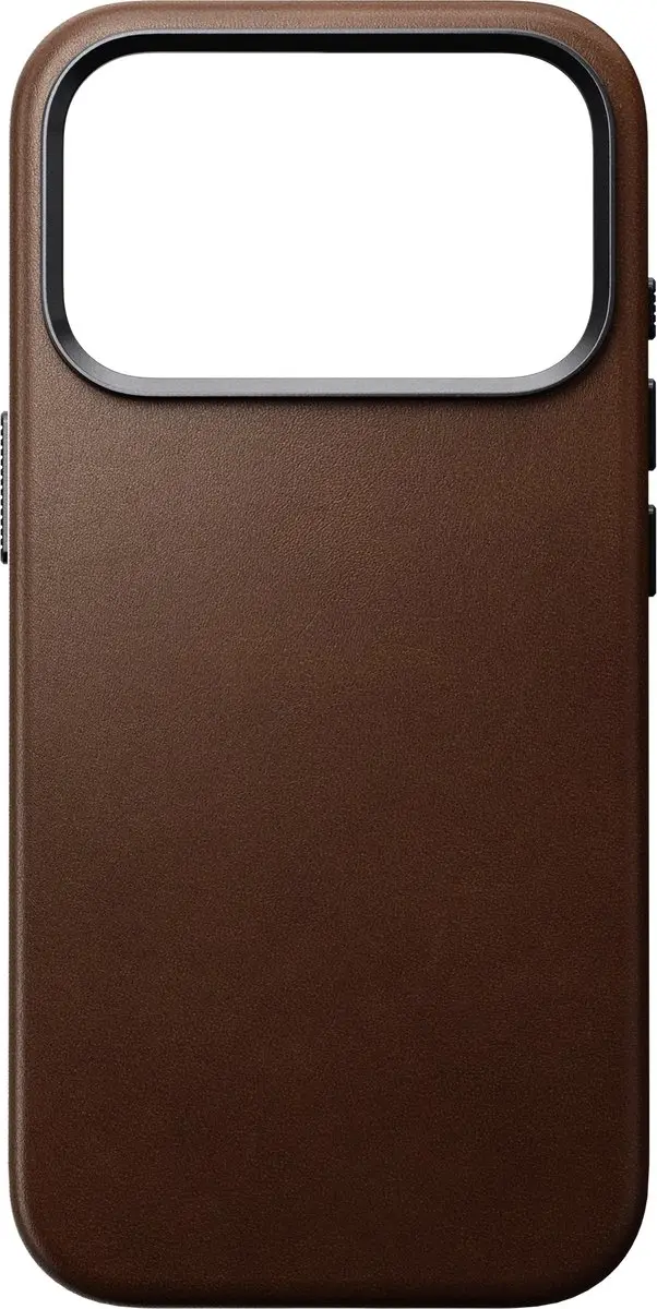 NOMAD Traditional Camino Lederen Hoesje iPhone 18 Pro - Bruin - afbeelding 2 van 6