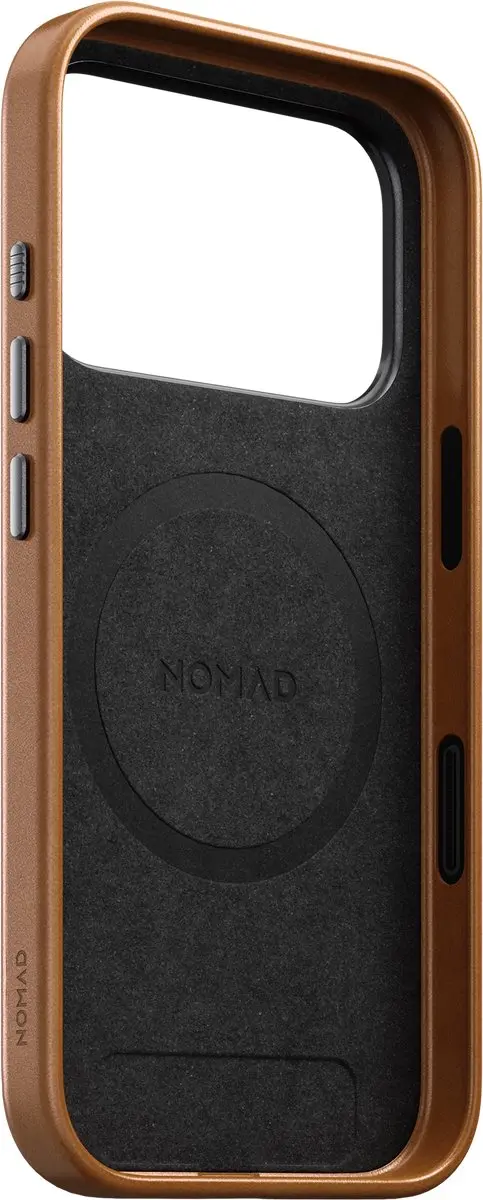 NOMAD Traditional Camino Lederen Hoesje iPhone 18 Pro - Bruin - afbeelding 3 van 6