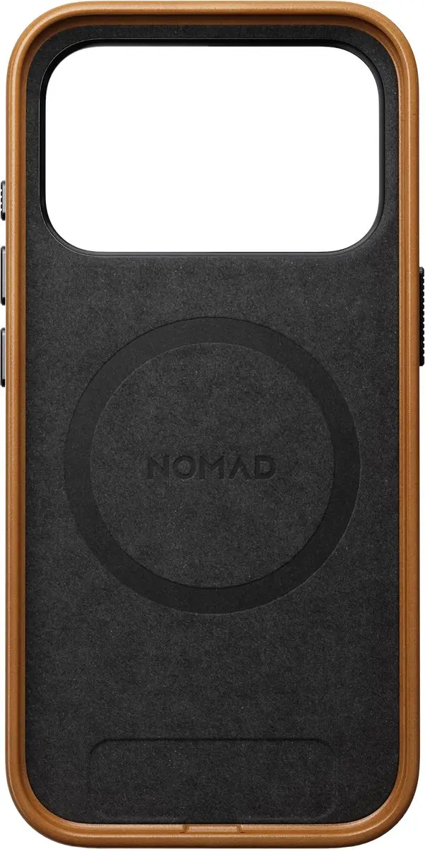 NOMAD Traditional Camino Lederen Hoesje iPhone 18 Pro - Bruin - afbeelding 2 van 6