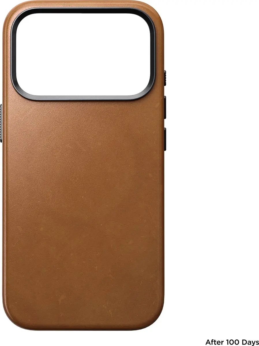 NOMAD Traditional Camino Lederen Hoesje iPhone 18 Pro - Bruin - afbeelding 4 van 6
