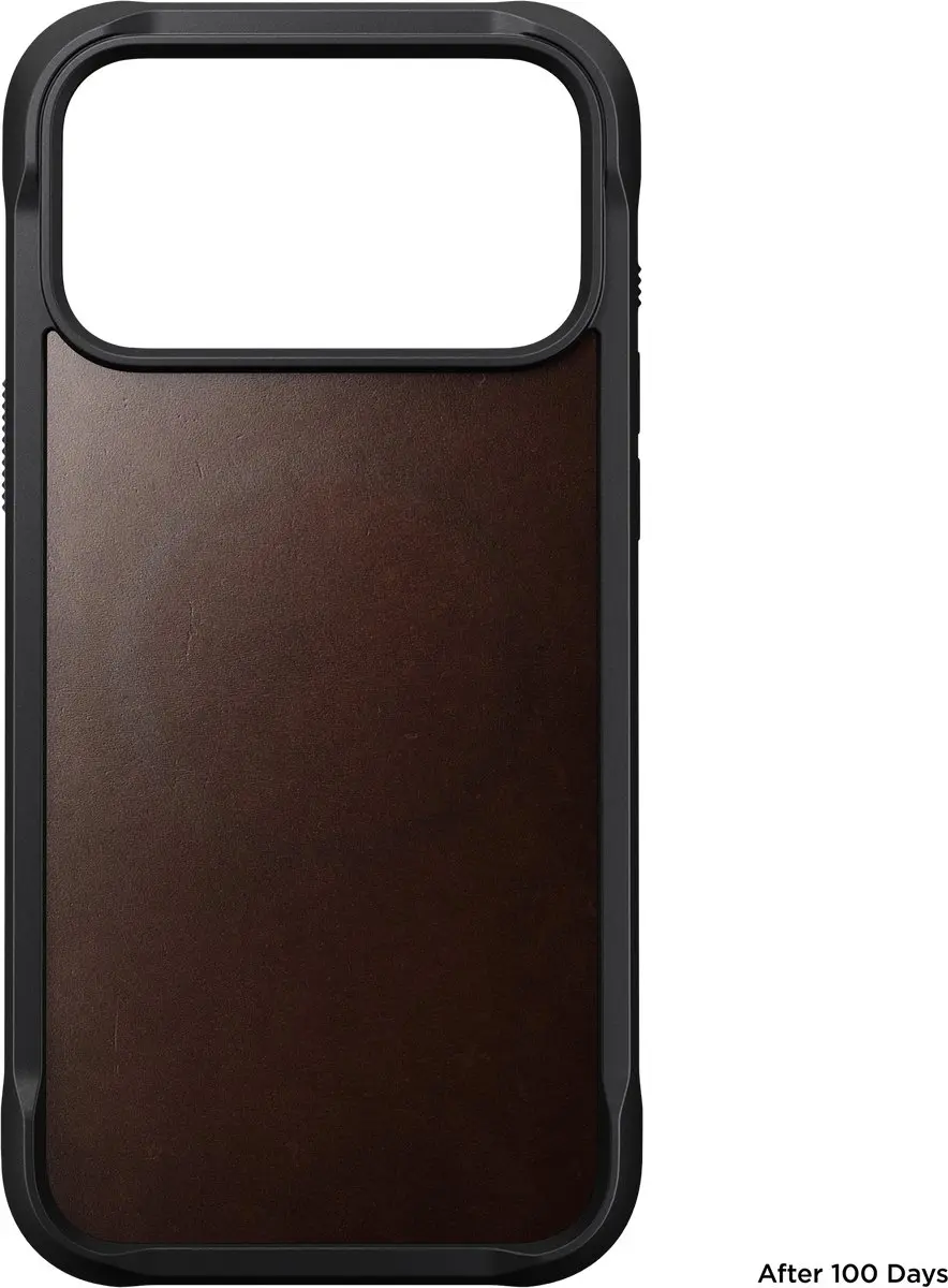 NOMAD Rugged Horween Hoesje iPhone 18 Pro Max - Bruin - afbeelding 2 van 6
